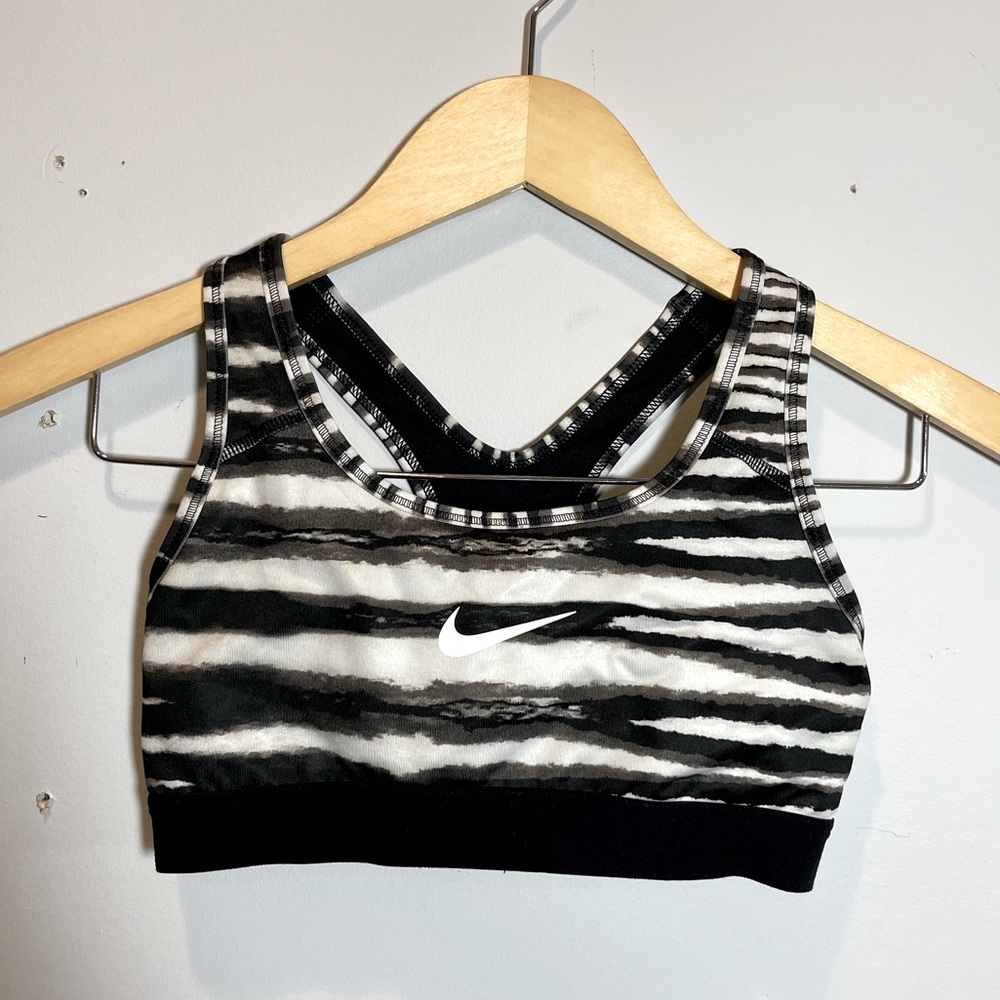 Nike Pro sports bra and compression shorts